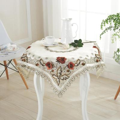 [after] wave crafts high-end custom embroidered tablecloth tablecloths tablecloths Garden