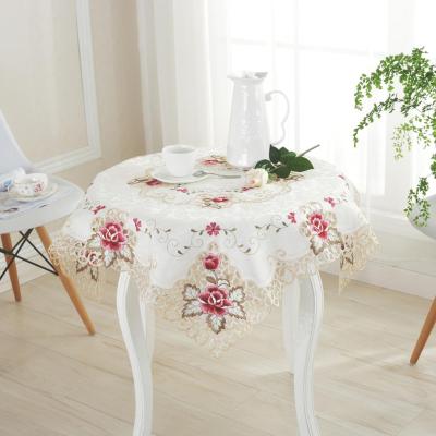 [after] high-grade Rose Garden wave crafts cloth embroidered tablecloth tablecloths custom