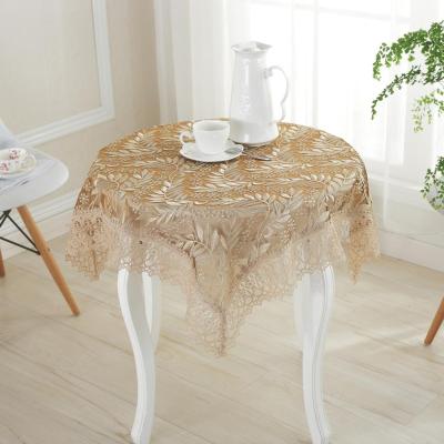 [after] in wave crafts high-end European Custom Embroidered Tablecloth tablecloths tablecloths leaves