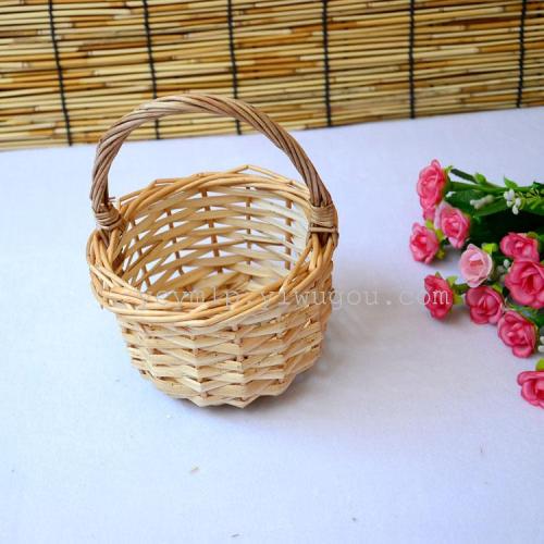 factory hot sale wickerwork crafts creative fashion home decorative flower basket gift basket