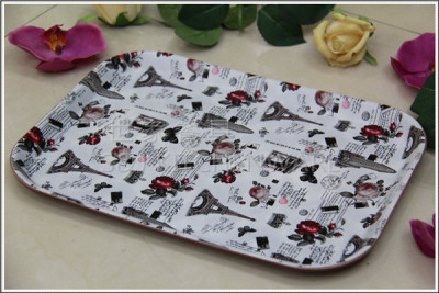 Color fancy non slip tray, rectangular type tray, round fancy tray