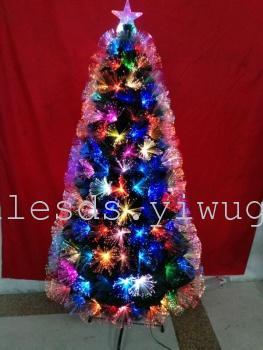 Colorful optical fiber all over the sky star LED Christmas tree