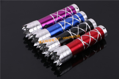 No.7 3 crown small hand electric aluminum torch material 8+1 laser small hand electric torch