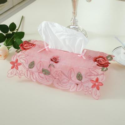 [waves] European embroidery crafts box embroidered tablecloth Custom Embroidered Tablecloth