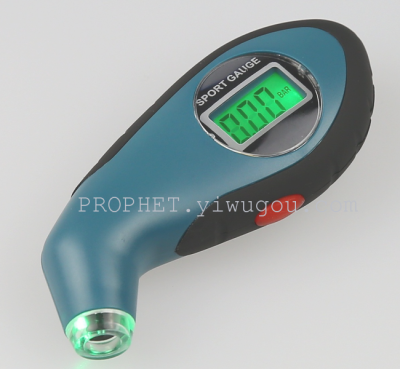Supply tire pressure gauge, digital display tire pressure gauge with backlight, tire pressure gauge