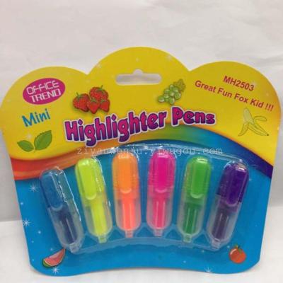 Mini fluorescent pen small fluorescent pen