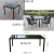 Yaju Rattan Chair Dining Table Outdoor Desk-Chair Combination Indoor and Outdoor Balcony Table and Chair Leisure 