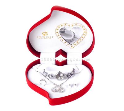 Ms. JESOU gift box premium gift necklace bracelet ring earrings jewelry set