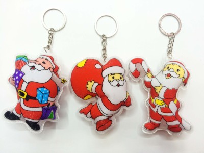 Christmas gifts wholesale Santa Claus Christmas tree key pendant
