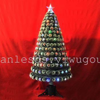 Fiber optic LED Christmas tree