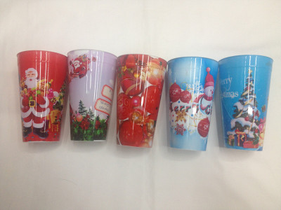 Cartoon Christmas cup set Christmas cup