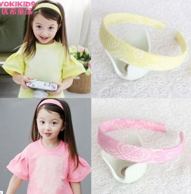 The latest explosion of Korean children's jewelry jewelry lace Baby Hair Barrette Perspective