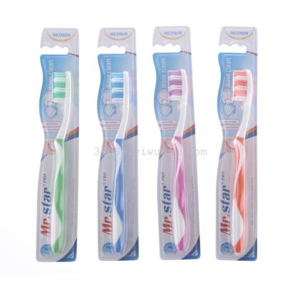 Dental health Guardian 4 color foreign trade toothbrush wholesale 477