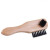 Wooden handle three-use shoe oil Brush