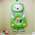 Creative Gift Cartoon Children's Clock [Orange Child Swing Wall Clock] Room Wall Clock Factory Wholesale