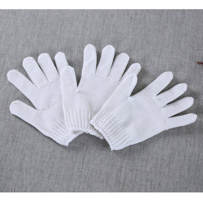 Glove five fingers labor protection gloves wear-resistant industrial repair cotton gloves A700g.
