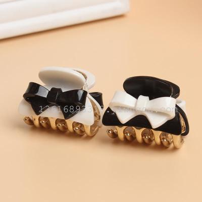 Butterfly hair clip 2 cm acrylic ribbon clip manufacturers direct sales to sample customization.