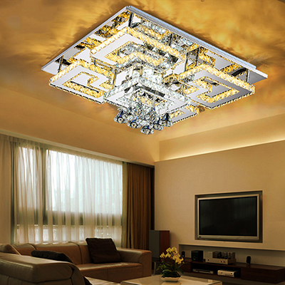 New crystal ceiling lamp sparkles crystal palace living room lamp silamp