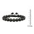 2016 customized health bracelet black bile stone decorative bracelet