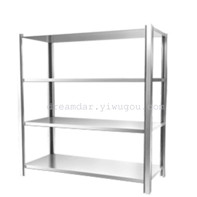 Factory direct sales of stainless steel four layers of flat shelf