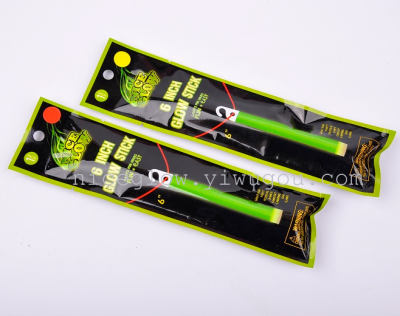 Fluorescent rod 6 inch belt hook 15*150mm outdoor high quality luminous rod.