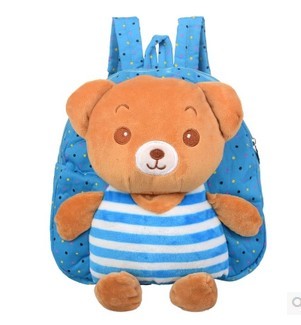 Kindergarten Backpack Children‘s Backpack for 1-3 Years Old Junior Kundergarten Baby Cartoon Plush Small Bookbag Unisex Backpack