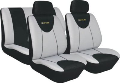 Four Seasons Universal Gray Black Pu Material Car Seat Cover 8-Piece Set