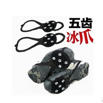 Teeth outdoor mountaineering skidproof shoes cover simple ice claw snow shoes cover rain skidproof colorful