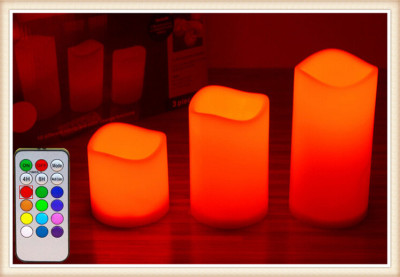 Creative wave 18 key timing remote control and color of the color of the color of electronic Candle