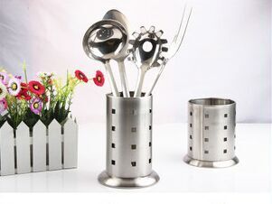 Stainless steel drain box Lishui chopsticks rack Korean chopsticks tube