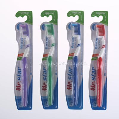 Dental health Guardian 4 color foreign trade toothbrush wholesale 161