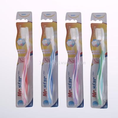 Factory direct selling foreign trade 4 color toothbrush 474