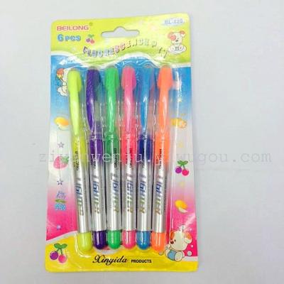6 direct liquid fluorescent pen