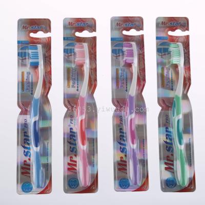 Factory direct selling foreign trade 4 color toothbrush J367