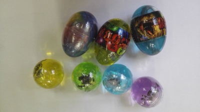 Egg shaped crystal earth, Egg yoke, insect ball.