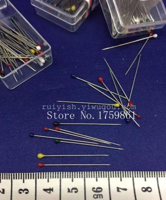 Supply Box Plastic Bead Needle 32MM White, Black, Color Pearl Needle, Fast Delivery and Good Quality