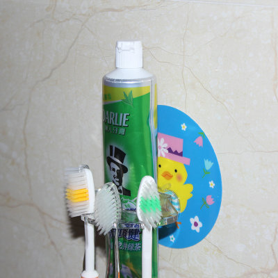 Hot personality cartoon style no trace of toothpaste and toothbrush incorporated to put the hook wholesale