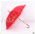 Factory 55*8K Lovely Skirt Wedding, Marriage Umbrella Bridal Lace Umbrella Red Umbrella Custom Wholesale
