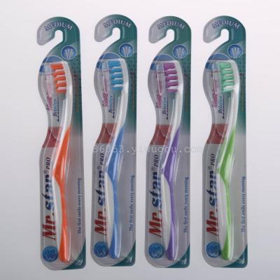 Factory direct selling foreign trade 4 color toothbrush 389