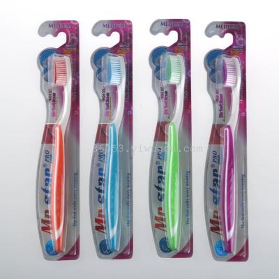 Factory direct selling foreign trade 4 color toothbrush J391