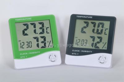 HTC-1 Indoor Hygrometer Household Electronic Hygrometer High Precision Alarm