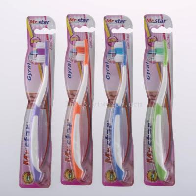 Factory direct selling foreign trade 4 color toothbrush 082