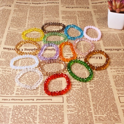 8 mm crystal flat beads bracelet new hot shot street ornaments wholesale