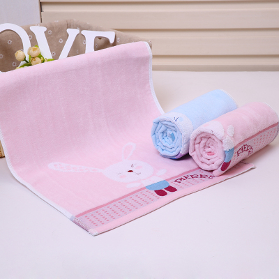 Cartoon towel Cotton Velour absorbent towel towel gift provided English letters