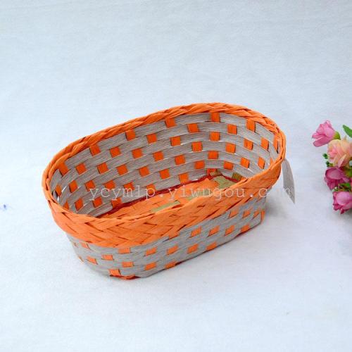 foreign trade hot selling handmade paper crafts creative environmental protection home storage candy basket