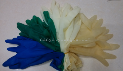 Disposable beef tendon gloves, yellow rubber band gloves, 4 colored beef tendon gloves.
