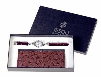 Ms. JESOU gift box high-end gift wallet, watch gift set
