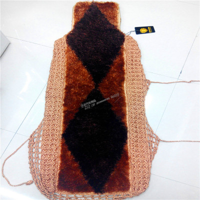 Manufacturer 's special diamond rugs hand hook car seat cushions are popular in Iraq