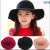 Parent child style bow tie round cap and winter fur cap and hat