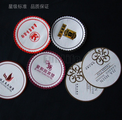 Star hotel supplies hotel supplies disposable cup MATS/custom-made hotel coasters.